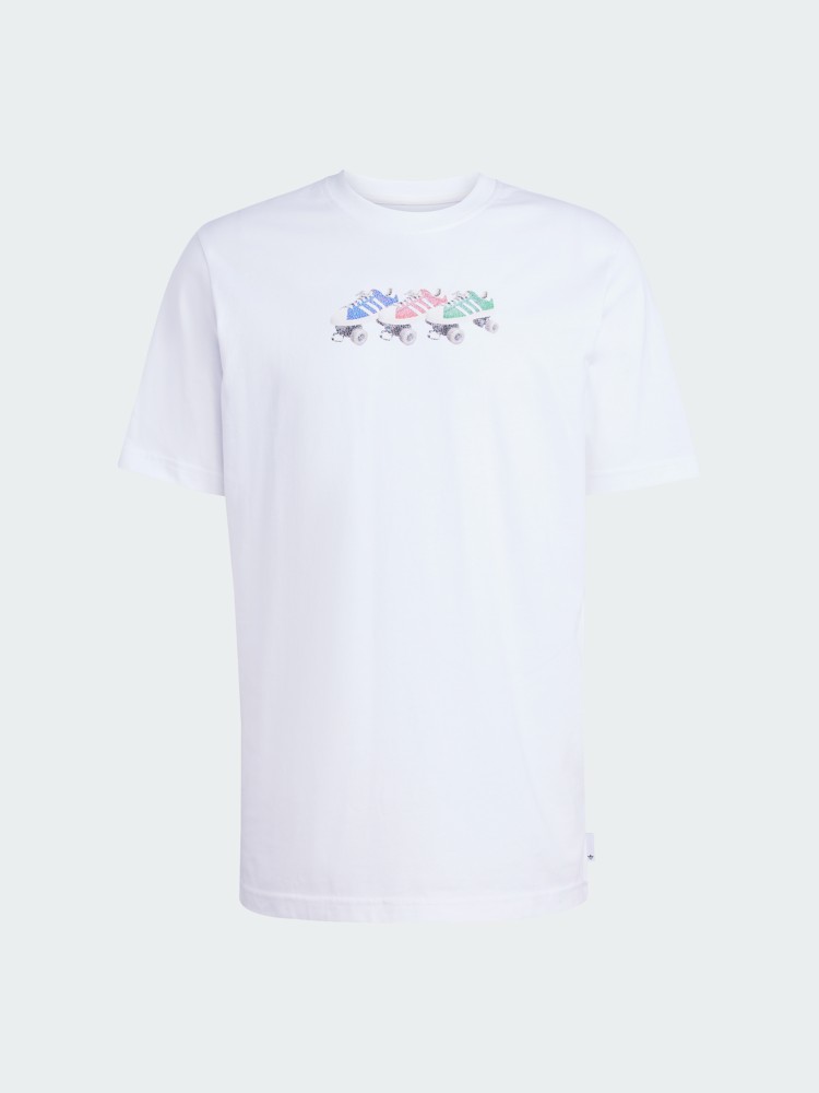 Футболка мужская Adidas Q12 TS ROLLER белая JD0706 изображение 7