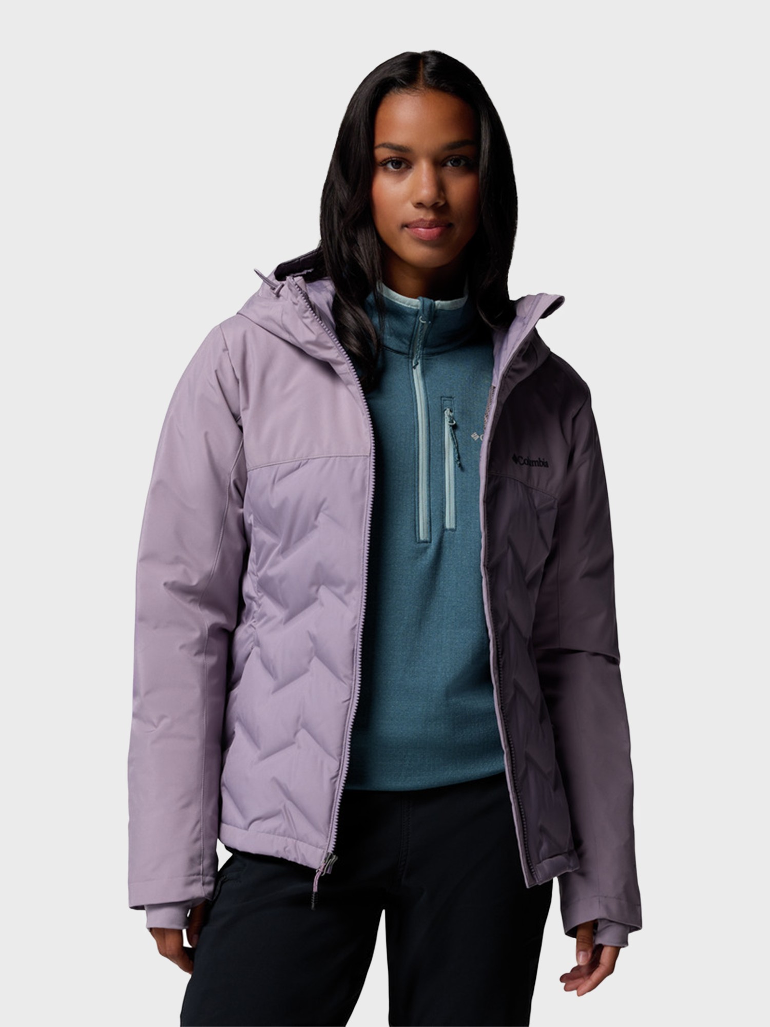 Куртка женская Columbia Grand Trek™ III Down Jacket фиолетовая 2087951-554 изображение 5