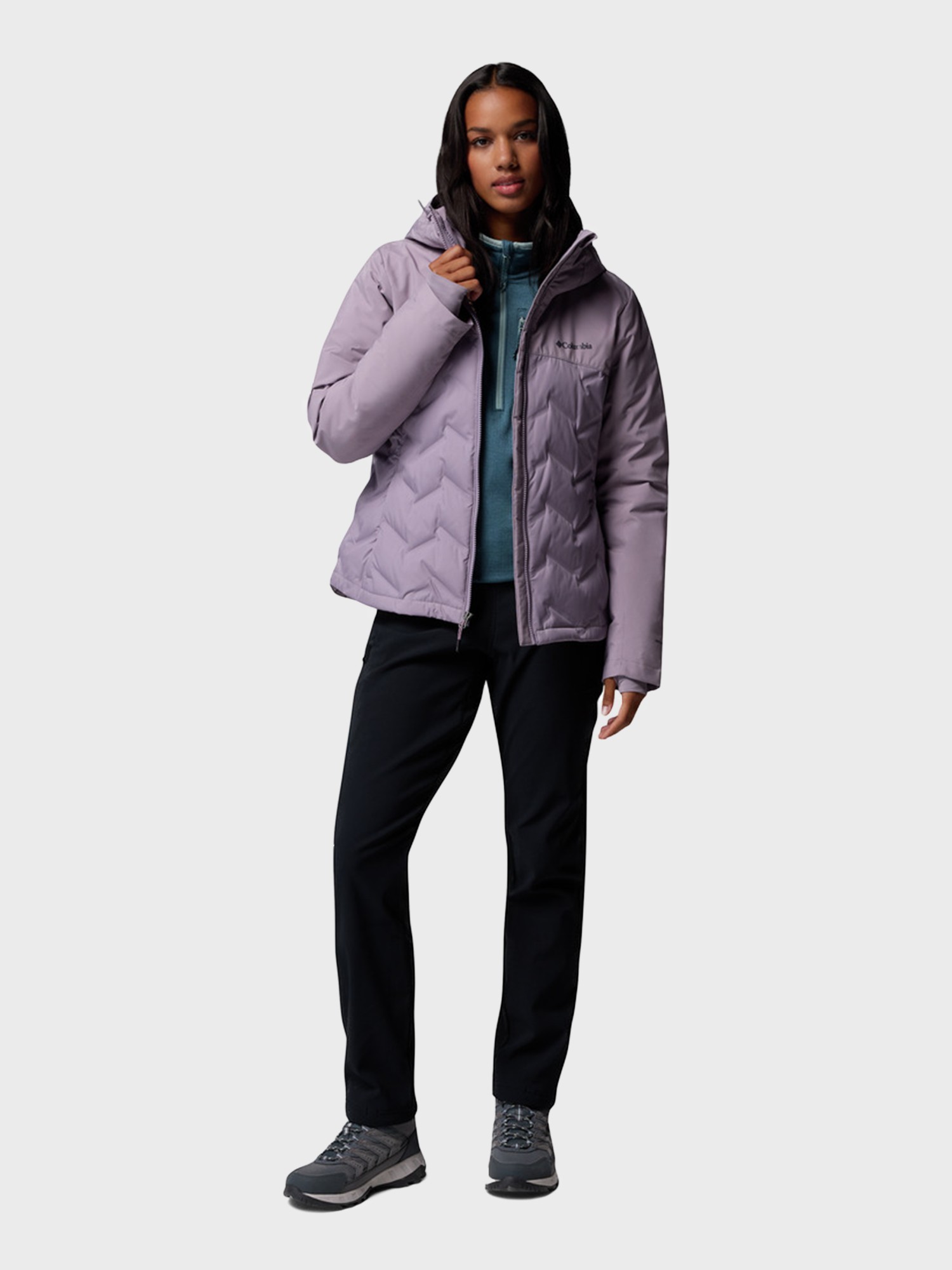 Куртка женская Columbia Grand Trek™ III Down Jacket фиолетовая 2087951-554 изображение 9