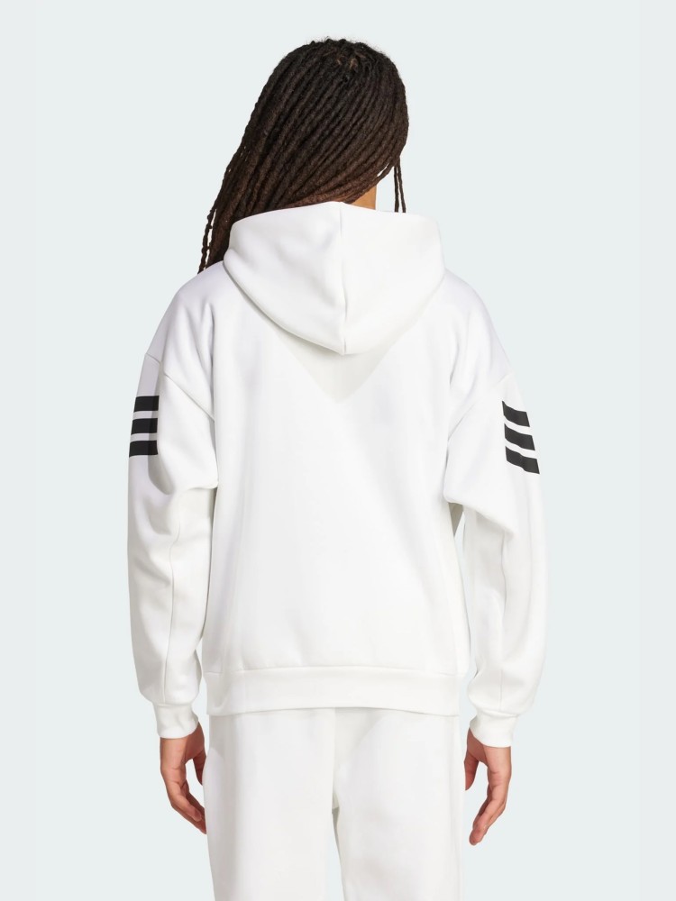 Толстовка мужская Adidas M FI 3S FZ белая JW7106 изображение 4