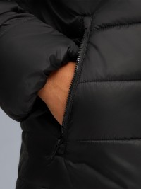 Куртка мужская Puma ESS Hooded Padded Jacket черная 68521101 изображение 6