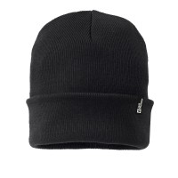 Шапка унисекс Jack Wolfskin RIB BEANIE черная 1903892-6000