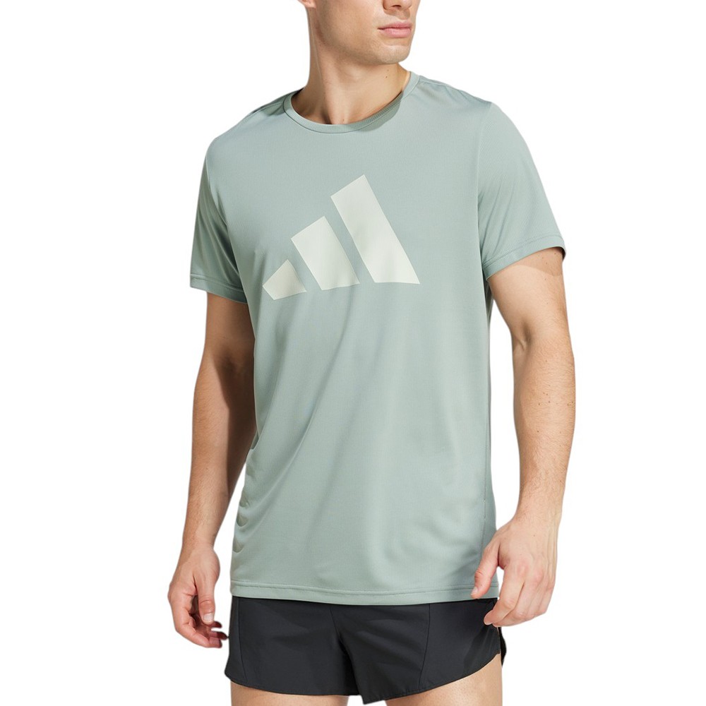 Футболка мужская Adidas RUN IT TEE зеленая JD2324