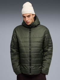 Куртка мужская Puma ESS Hooded Padded Jacket хаки 68521170 изображение 2