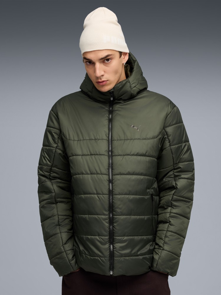 Куртка мужская Puma ESS Hooded Padded Jacket хаки 68521170 изображение 2