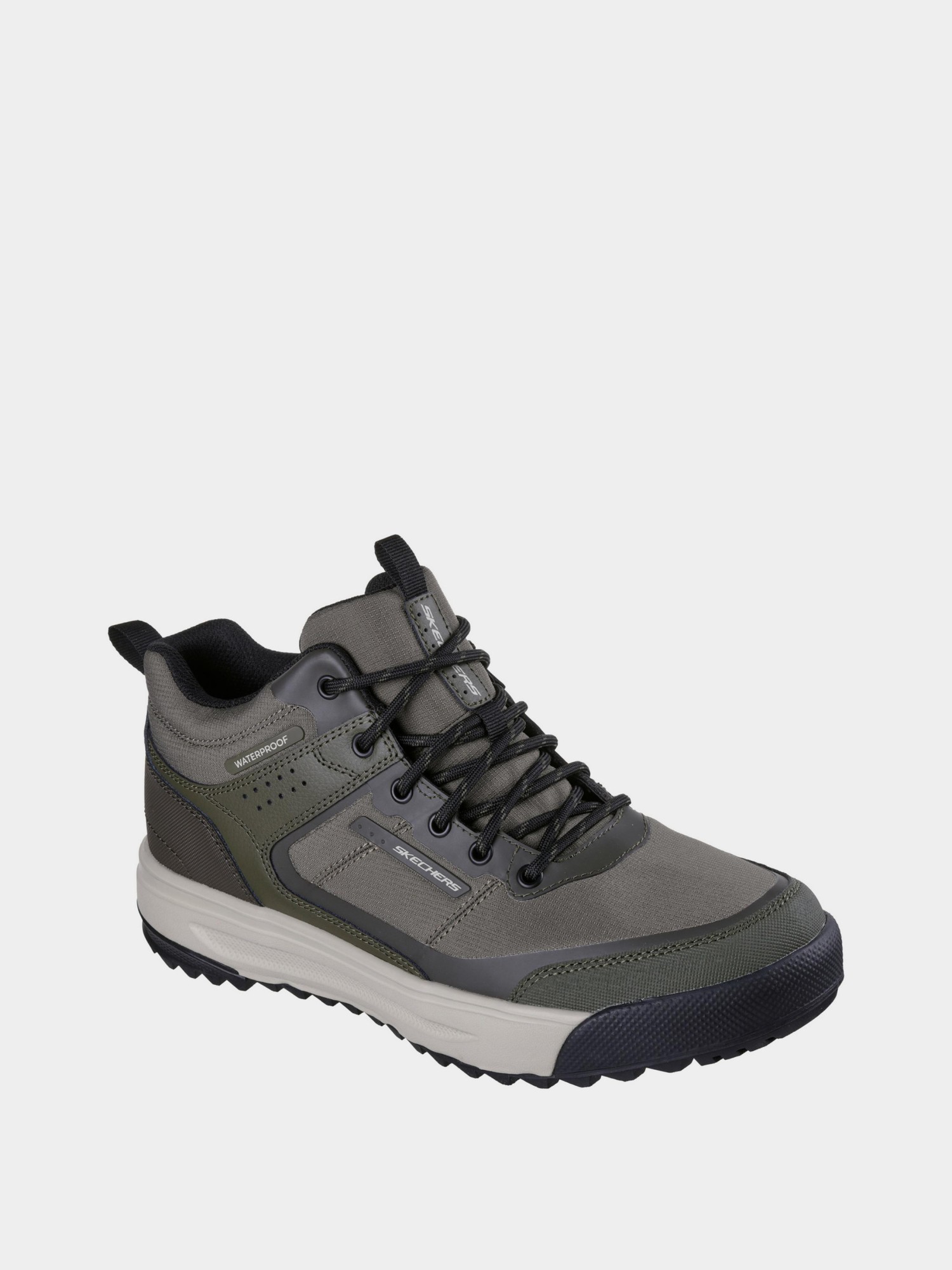 Ботинки мужские Skechers URBAN STREET HIKER оливковые 237726 OLV изображение 3