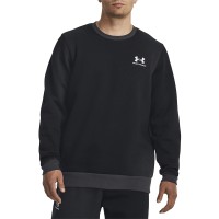 Толстовка мужская Under Armour UA Essential Flc Novelty Crw черная 1381213-001 изображение 1