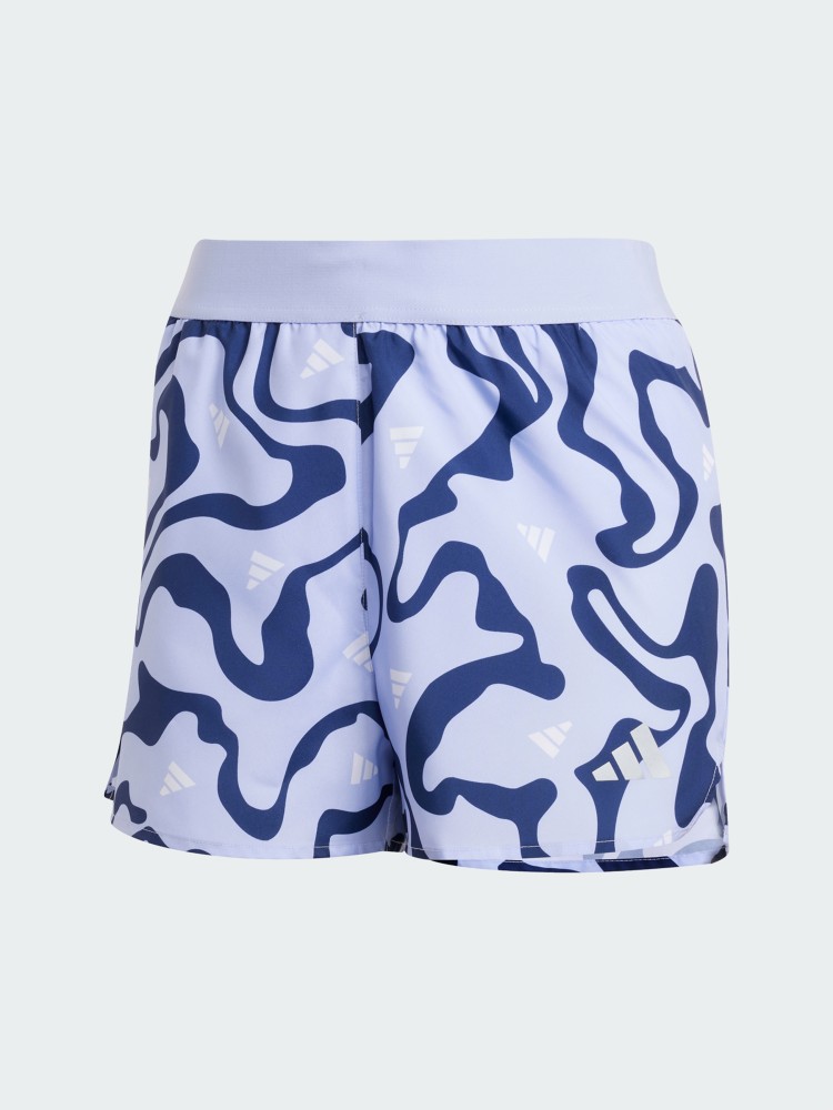 Шорты женские Adidas RUN IT BL SHO W фиолетовые JD2346 изображение 7
