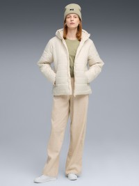 Куртка женская Puma ESS Hooded Padded Jacket молочная 68523187 изображение 4