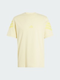 Футболка мужская Adidas M FI 3S REG T желтая JD4871 изображение 8