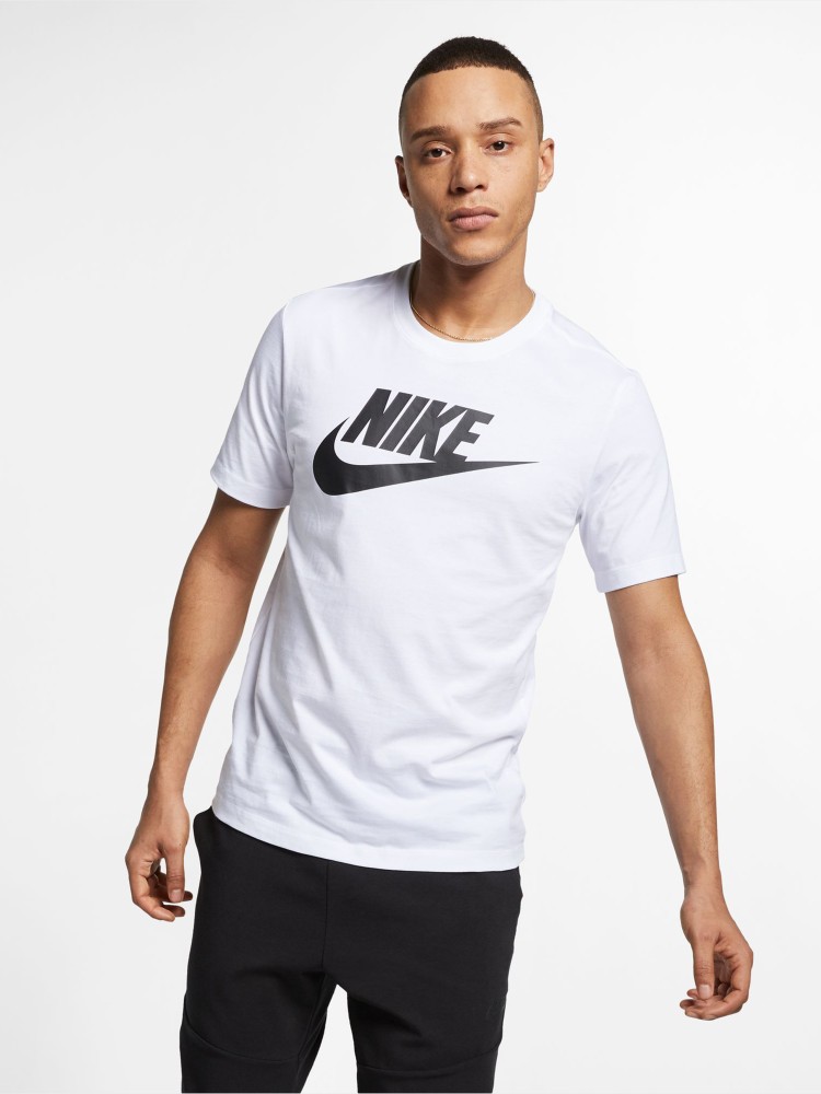 Футболка мужская Nike M NSW TEE ICON FUTURA белая AR5004-101 изображение 2