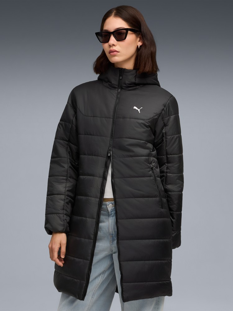 Куртка женская Puma ESS Hooded Padded Parka черная 68523201 изображение 2