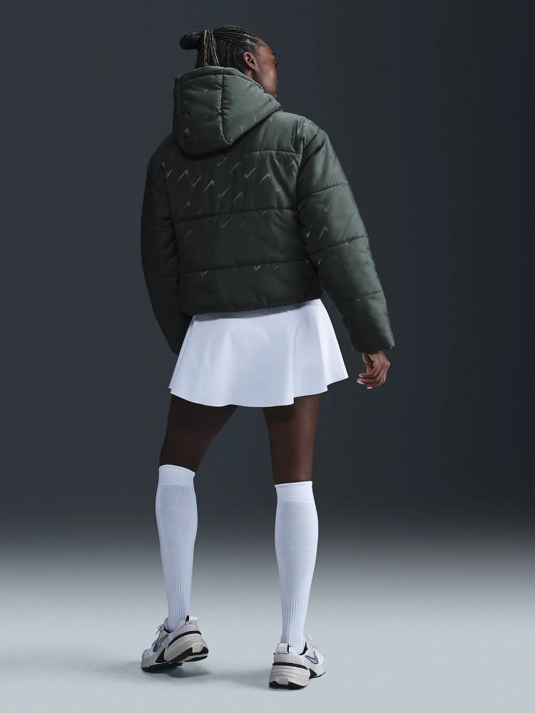 Куртка женская Nike W NSW TF SNFL NK CLSC PFR AOP зеленая FV7941-338 изображение 4