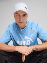 Бейсболка Puma ESS METAL PUMA CAT BB Cap белая 02599407 изображение 4