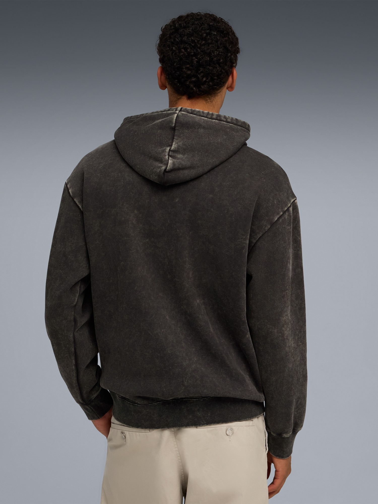 Толстовка мужская Puma ESS ELEVATED Wash Hoodie черная 68804901 изображение 3