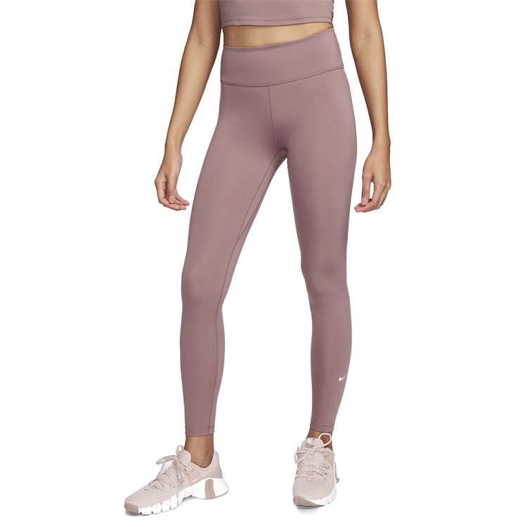 Леггинсы женские Nike W NK ONE DF MR TGT коричневые DD0252-208 изображение 1
