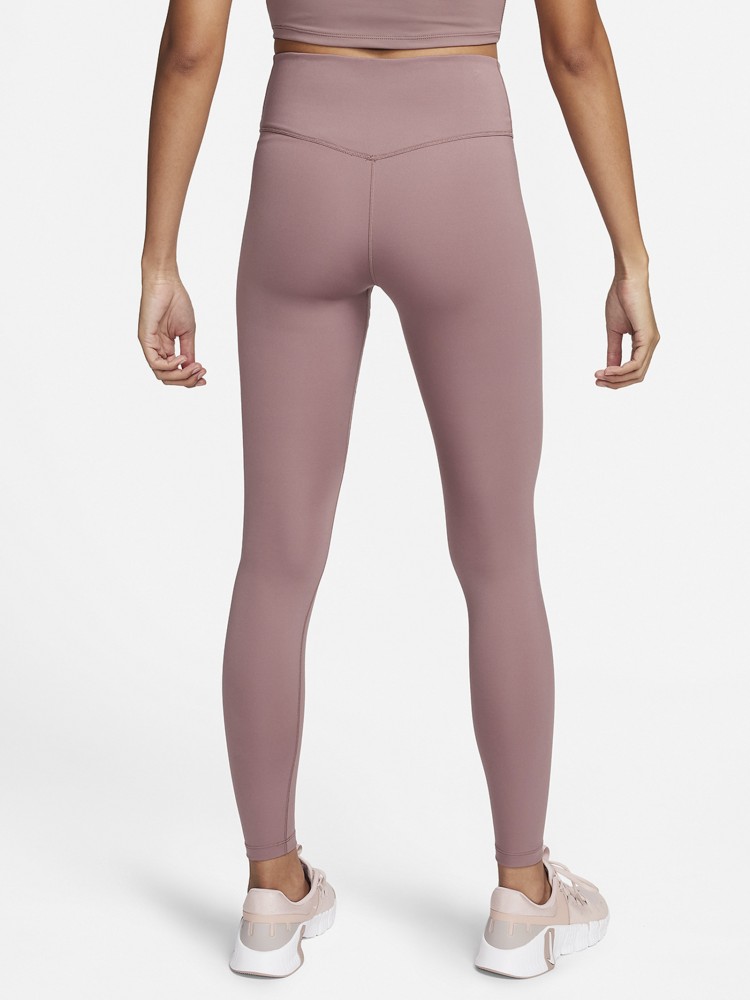 Леггинсы женские Nike W NK ONE DF MR TGT коричневые DD0252-208 изображение 3