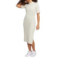 Платье женское Nike W NSW ESSNTL MIDI DRESS бежевое DV7878-104 изображение 2