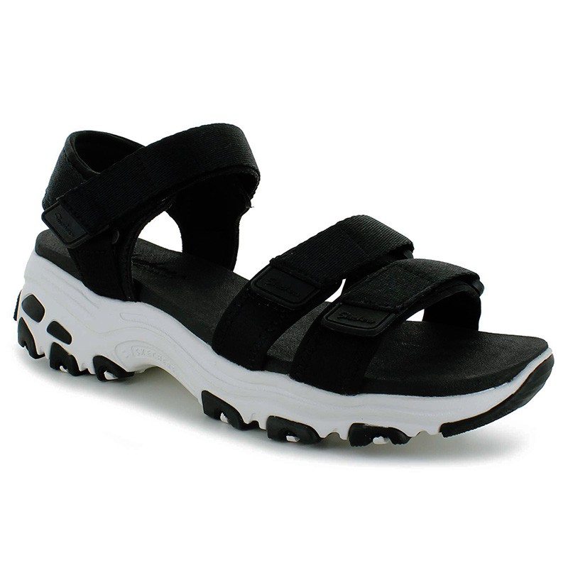 Сандали женские Skechers D'Lites - Fresh Catch черные 31514-BLK