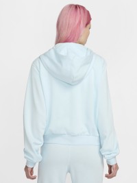 Толстовка женская Nike W NSW NK CHLL FT FZ HDY голубая FN2415-474 изображение 3