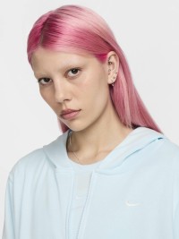Толстовка женская Nike W NSW NK CHLL FT FZ HDY голубая FN2415-474 изображение 5