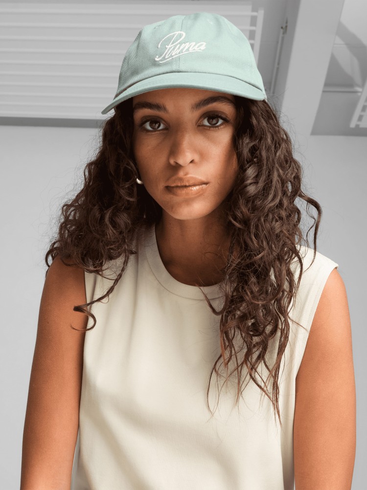 Бейсболка  Puma ESS SCRIPT LOGO Dad Cap зеленая 02599603 изображение 4
