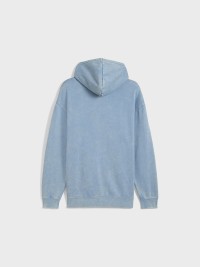 Толстовка мужская Puma ESS ELEVATED Wash Hoodie голубая 68804934 изображение 6
