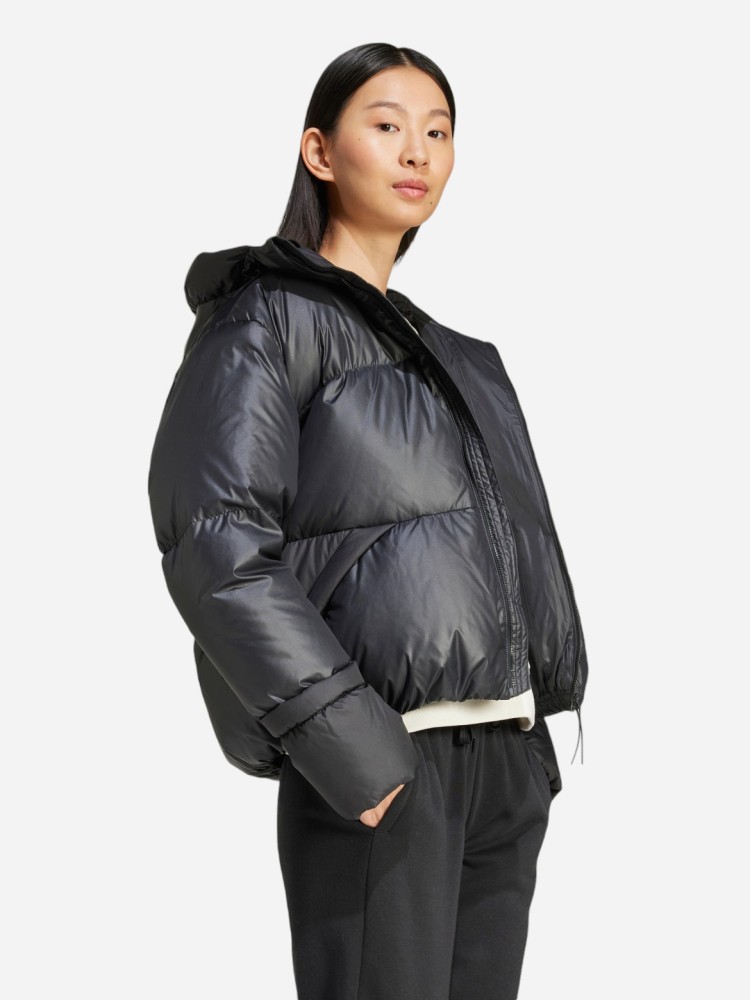 Куртка женская Adidas W BIG BAFFLE J черная IV9771 изображение 4