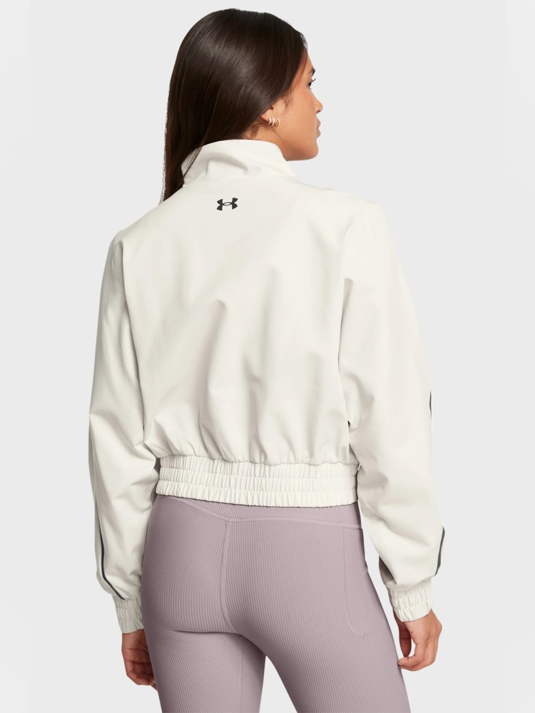Ветровка женская Under Armour Unstoppable Crop Jacket бежевая 1386479-110 изображение 4