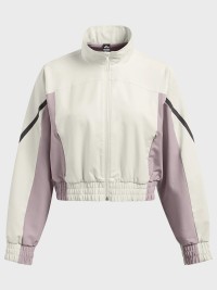 Ветровка женская Under Armour Unstoppable Crop Jacket бежевая 1386479-110 изображение 6