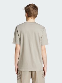 Футболка мужская Adidas M FI 3BAR TEE бежевая JD4915 изображение 3