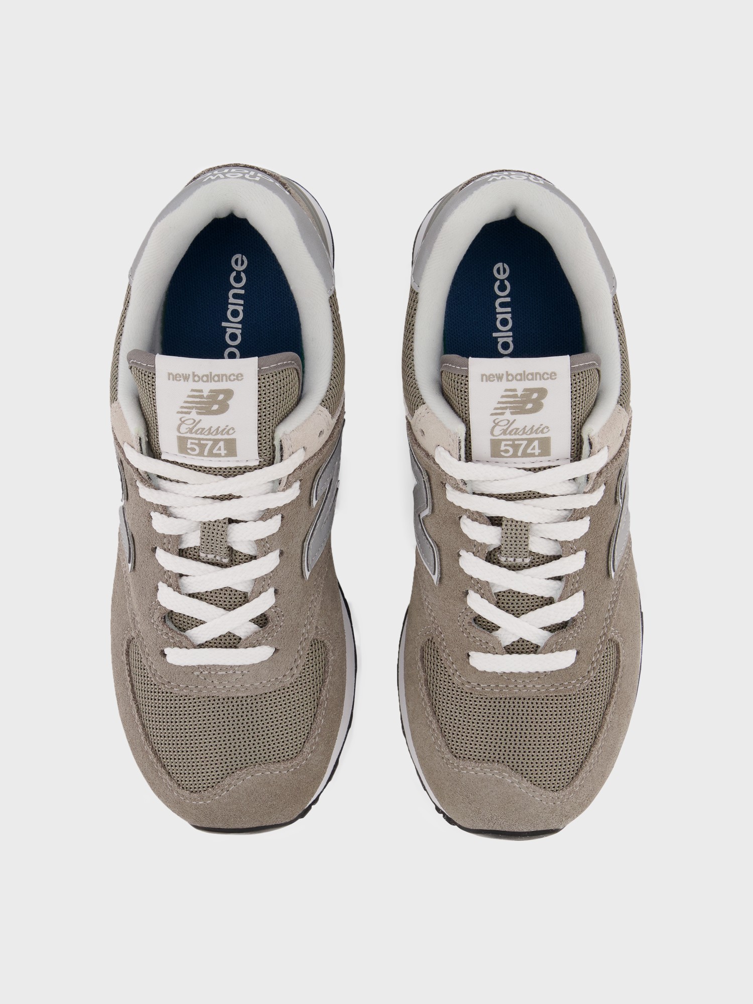 Кроссовки женские New Balance 574 Classic GL серые WL574EVG изображение 5