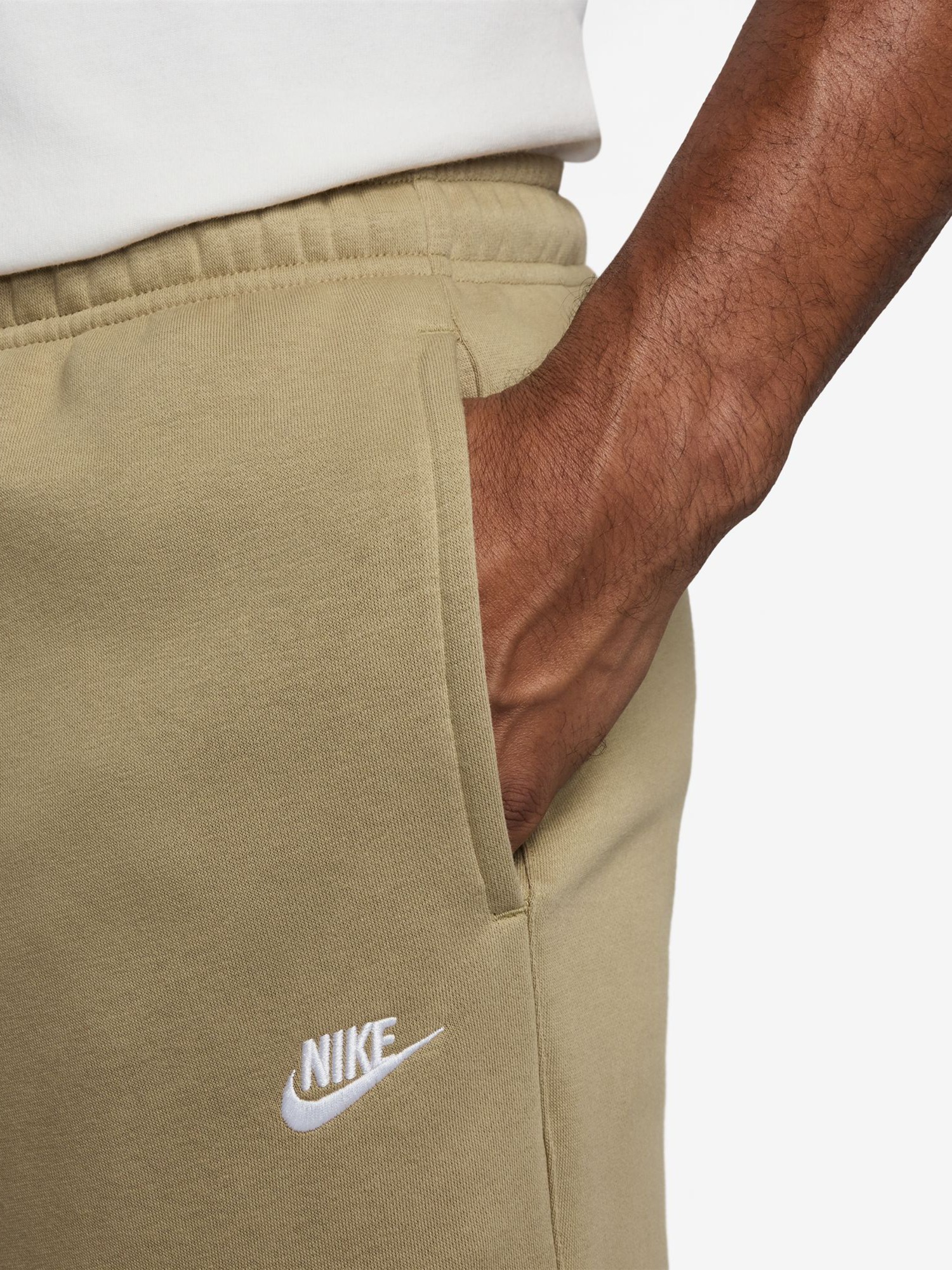 Брюки мужские Nike M NK CLUB BB JOGGER песочные FN3787-297 изображение 7
