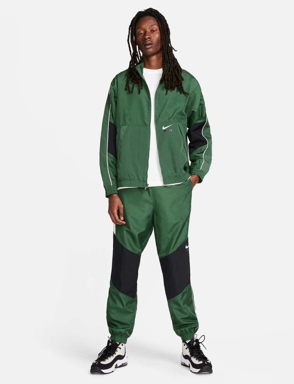 Брюки мужские Nike M NSW SW AIR PANT WV зеленые FN7688-323 изображение 6