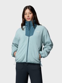 Толстовка женская Columbia Sequoia Grove™ Full Zip Fleece бирюзовая 2085311-461 изображение 2