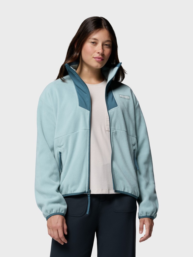 Толстовка женская Columbia Sequoia Grove™ Full Zip Fleece бирюзовая 2085311-461 изображение 4