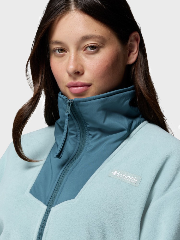 Толстовка женская Columbia Sequoia Grove™ Full Zip Fleece бирюзовая 2085311-461 изображение 6
