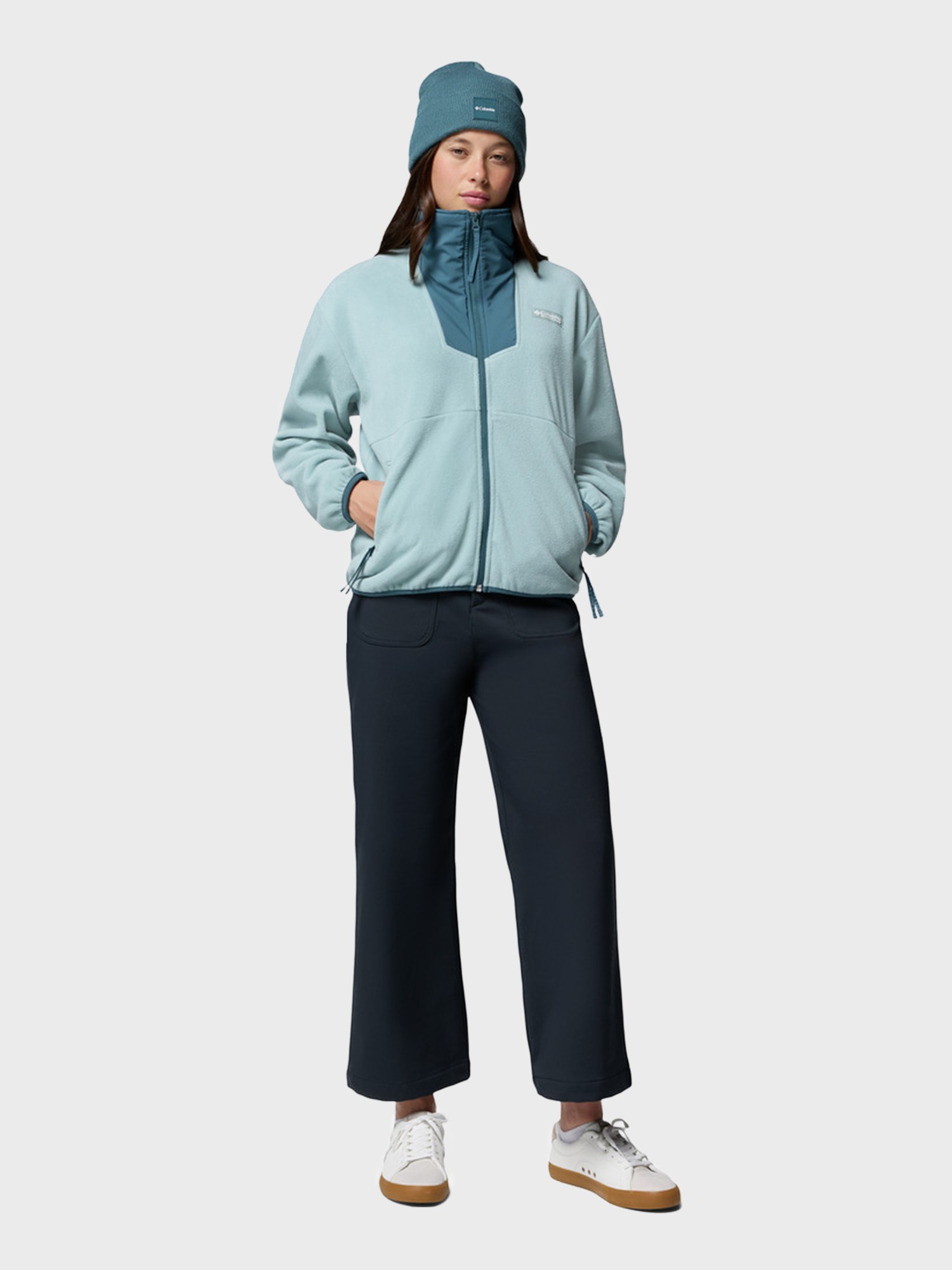 Толстовка женская Columbia Sequoia Grove™ Full Zip Fleece бирюзовая 2085311-461 изображение 8