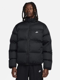 Куртка мужская Nike M NK CLUB PUFFER JKT черная FB7368-010 изображение 2