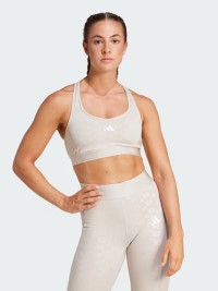 Бра женский Adidas PWR MS HYGLM Q4 бежевый IX3195 изображение 2