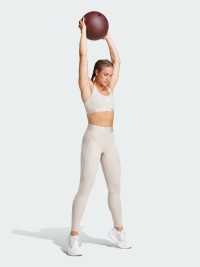 Бра женский Adidas PWR MS HYGLM Q4 бежевый IX3195 изображение 4