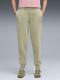 Брюки женские Puma ESS ELEVATED Wash Sweatpants оливковые 68810482 изображение 2