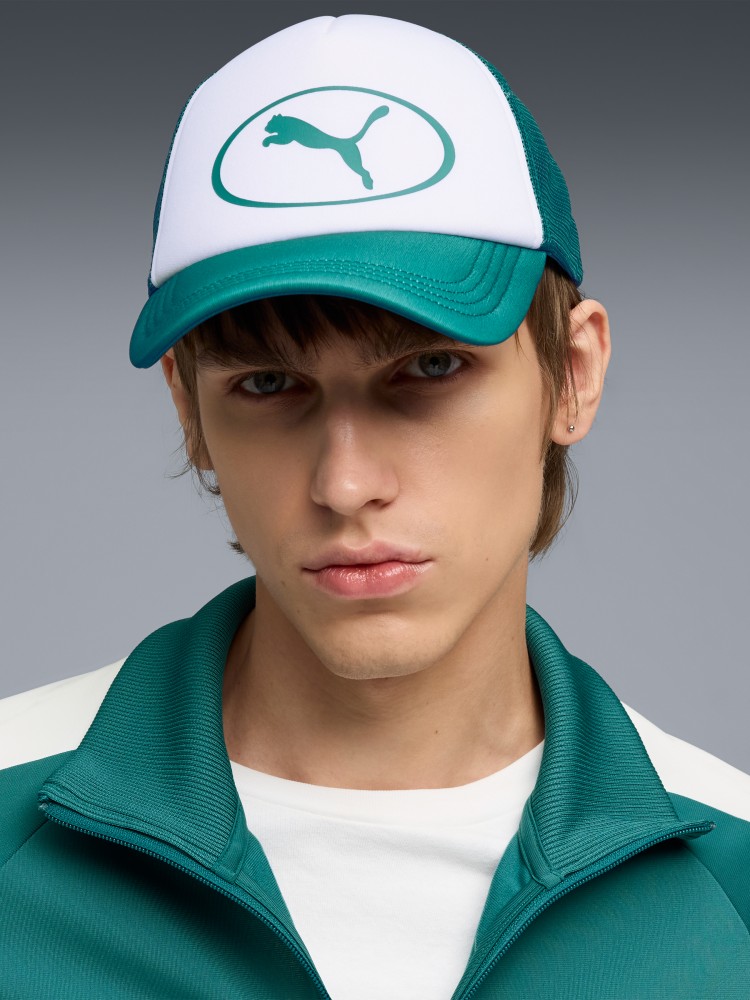 Бейсболка Puma ESS Trucker Cap зеленая 02697603 изображение 4