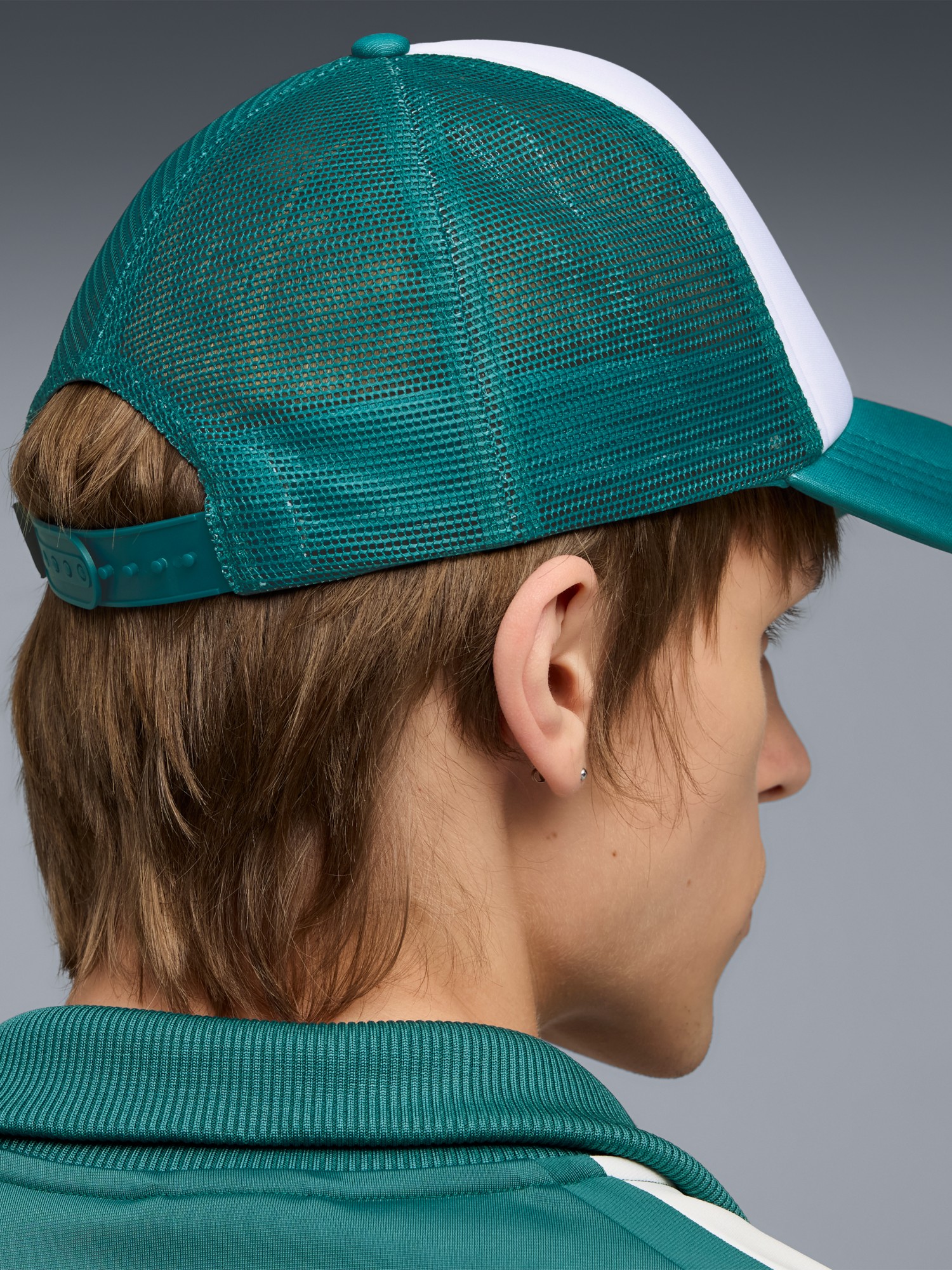 Бейсболка Puma ESS Trucker Cap зеленая 02697603 изображение 5