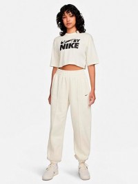 Футболка женская Nike W NSW CROP TEE GLS кремовая FZ4635-113 изображение 6