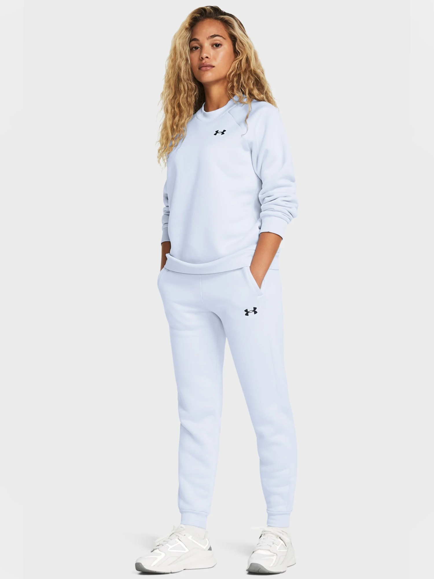 Брюки женские Under Armour UA Armour Fleece Jogger голубые 1386510-464 изображение 4