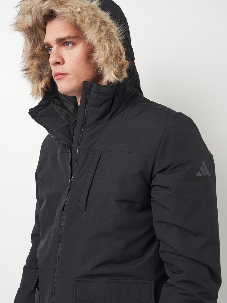 Куртка мужская Adidas PAVERIC FUR PAR черная IX8888 изображение 5