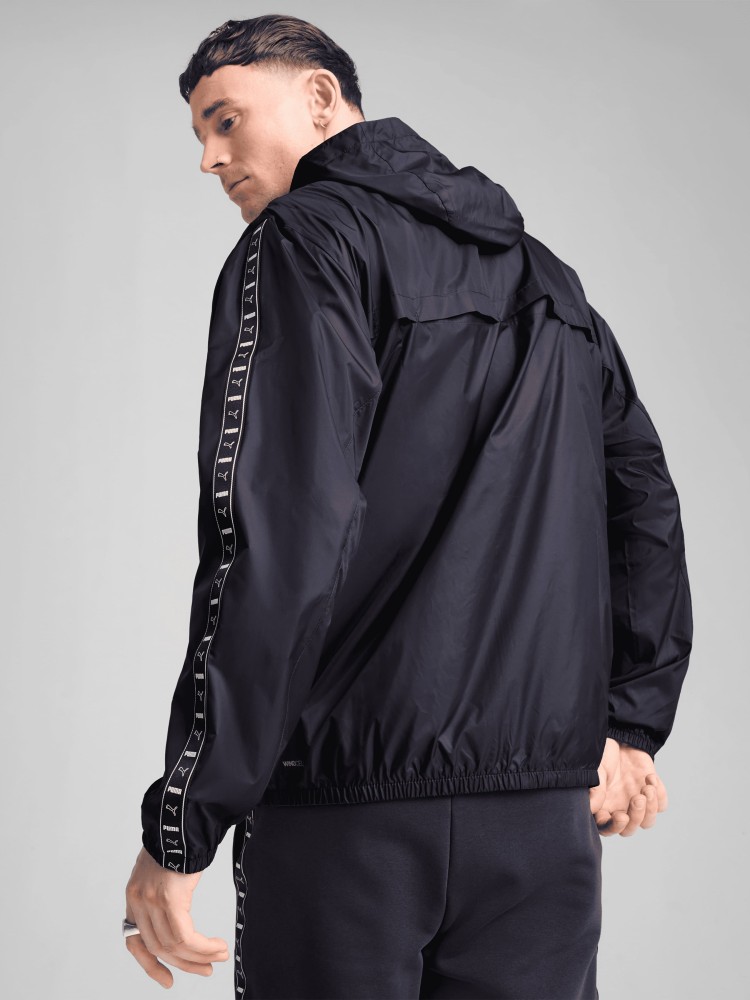 Ветровка мужская Puma ESS Tape Windbreaker черная 68462916 изображение 3