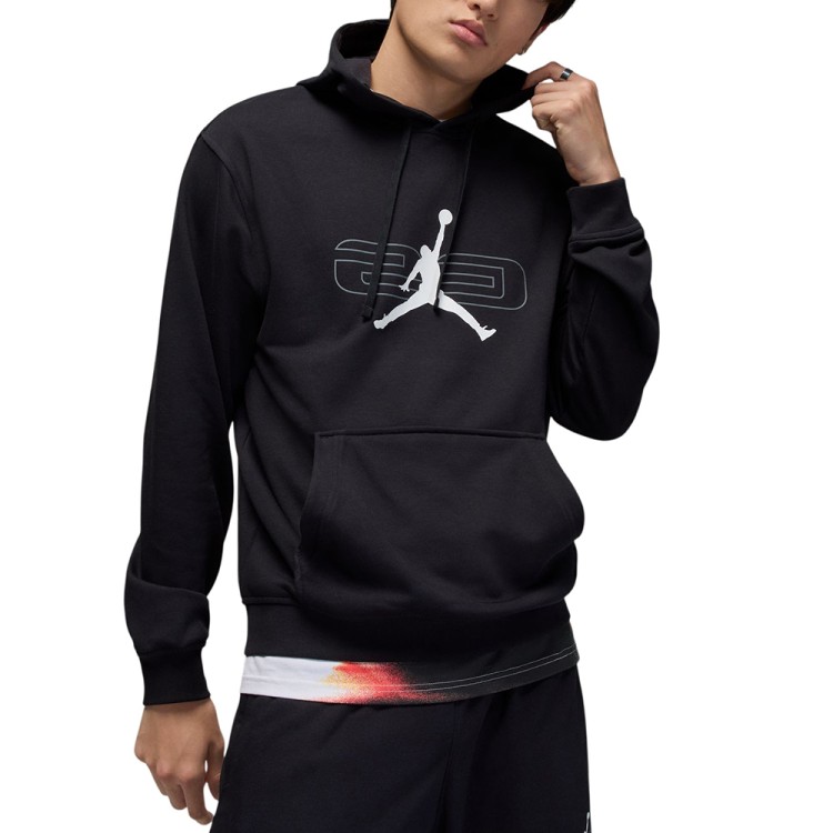 Толстовка мужская Nike M J SPRT CSVR GFX FLC PO черная HQ8694-010 изображение 1