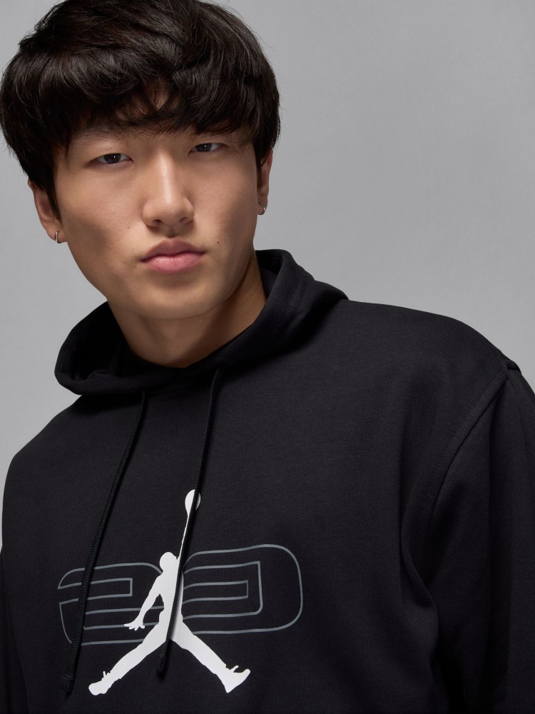 Толстовка мужская Nike M J SPRT CSVR GFX FLC PO черная HQ8694-010 изображение 5